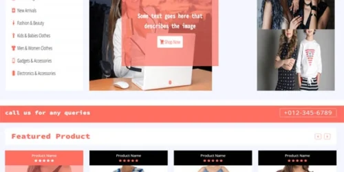 Design for e-commerce EStore