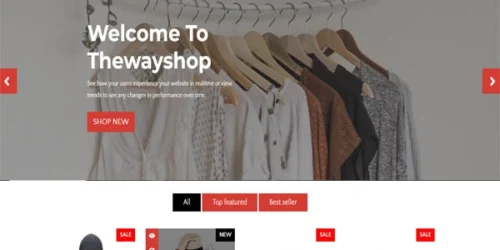 Design for e-commerce Wayshop