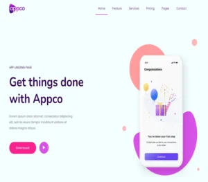 Appco – website template