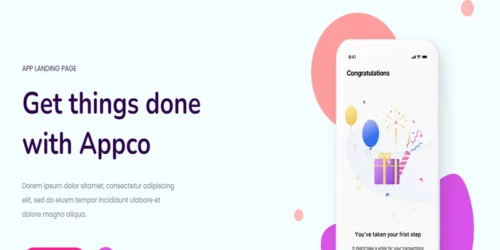 Appco – website template