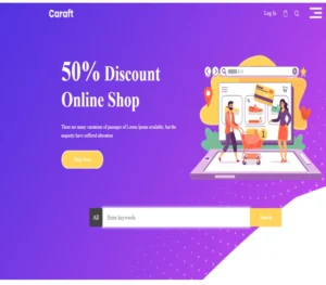 Caraft – website template