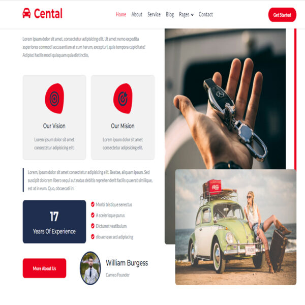 ⁦Cental website template⁩ - الصورة ⁦2⁩