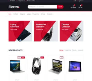 Electro – website template