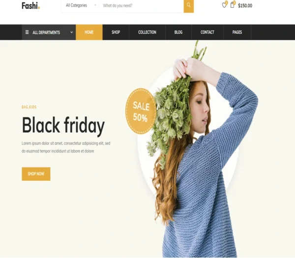 Fashi - website template