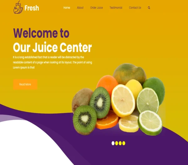 Fresh - website template