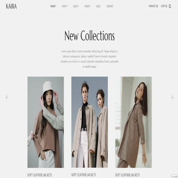 Kaira eCommerce Template