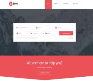 Level – website template