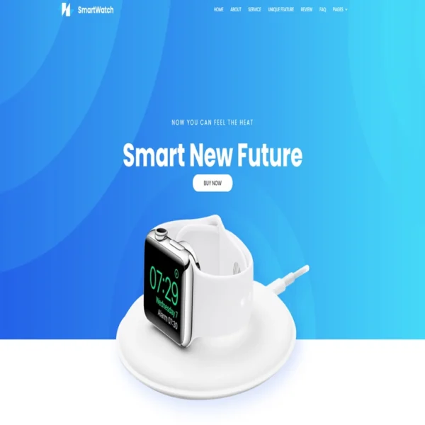 SmartWatch - website  template