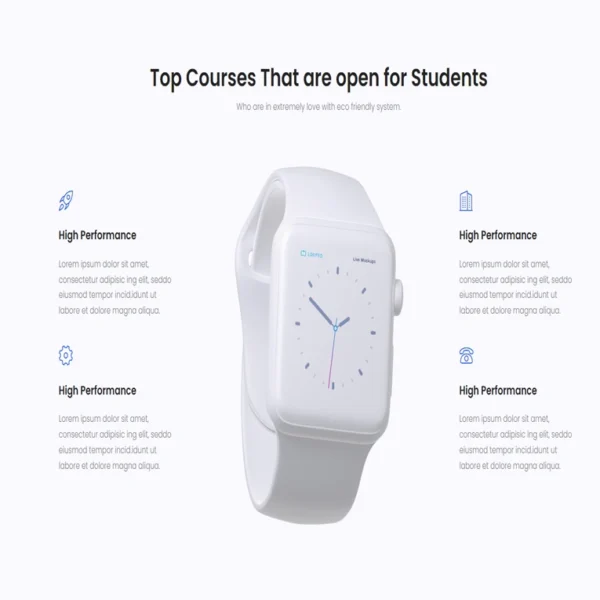 ⁦SmartWatch - website  template⁩ - الصورة ⁦2⁩