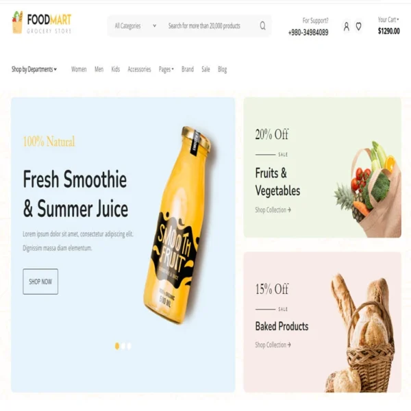 Foodmart eCommerce Website