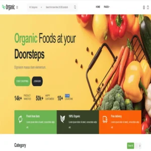 Organic Foods template